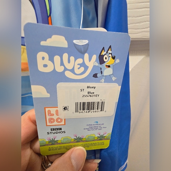 Kids' Character Swimwear Set, Cars, Bluey, Spiderman Or Mickey, Price Is For 1 - Picture 15 of 16